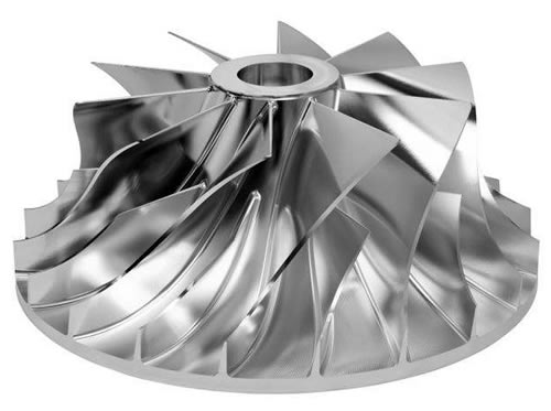 五軸加工中心加工案例---渦輪葉片